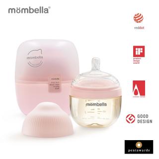 Biberon Anticolici Mombella Breast-Like, 120ml, Tetina S flux lent, PPSU, Old Roze