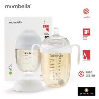 Biberon Anticolici Mombella Breast-Like, 300ml, Tetina 360A, sA   XL Flux Consistent, PPSU, Ivory