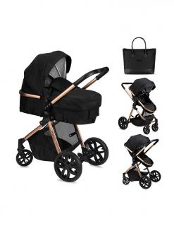 Carucior transformabil 2in1 Momi Limuru - Black