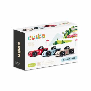 Jucarie din lemn, Cubika, Racing Cars