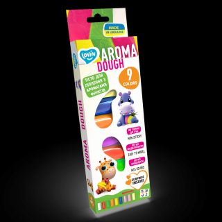 Set plastilina Lovin 9pcs 15gr - Aroma