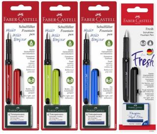 Blister Stilou Scolar Vario si 6 Cartuse, Faber-Castell