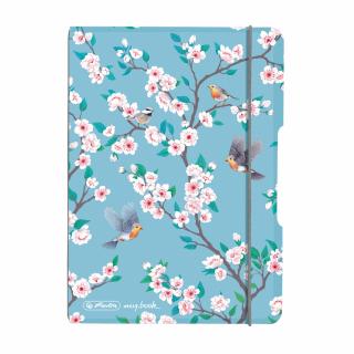 Caiet my.book flex A5, 40 file, dictando, Ladylike Birds, Herlitz