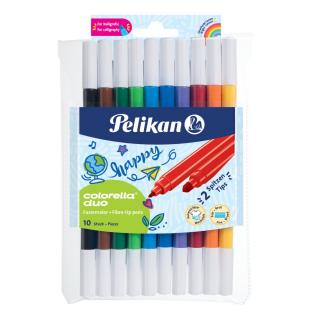 Carioca Colorella Duo C407 set 10, Pelikan