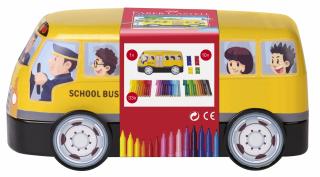 Carioca Connector 33 Culori Autobuz Scolar, Faber-Castell