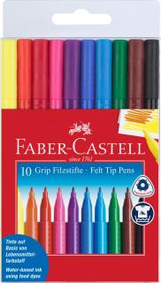 Carioca Grip 10 culori in etui plastic Faber-Castell