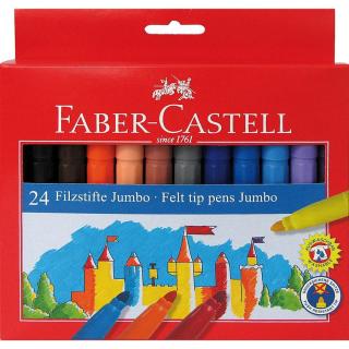 Carioci Jumbo 24 culori Faber-Castell