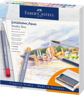 Creioane Colorate Aquarelle 38+2 Culori GoldFaber Cutie Studio, Faber-Castell