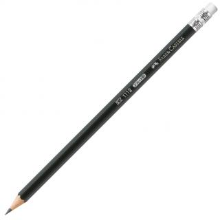 Creion Grafit Cu Guma 1112 HB Faber-Castell