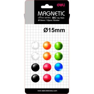 MAGNETI WHITEBOARD 15MM 12 BUC SET DELI