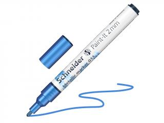 Marker metalic Paint-It 011 Blue Metallic, 2 mm, Schneider