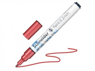 Marker metalic Paint-It 011 Red Metallic, 2 mm, Schneider