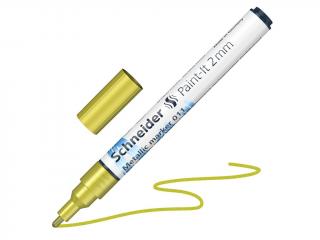 Marker metalic Paint-It 011 Yellow Metallic, 2 mm, Schneider