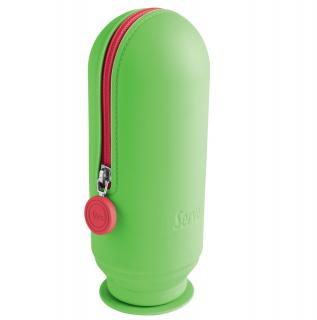 Necessaire rotund Serve Hoop, silicon, verde, Serve