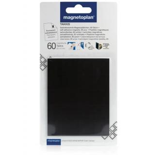 Patratele magnetice Takkis 20x20x0.75mm, 60 buc set, MAGNETOPLAN