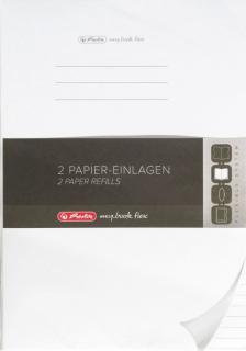 Rezerva caiet my.book flex A4, 40 file, dictando, set 5, Herlitz