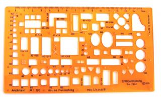 Sablon mobilier 1:50,  StandardGraph