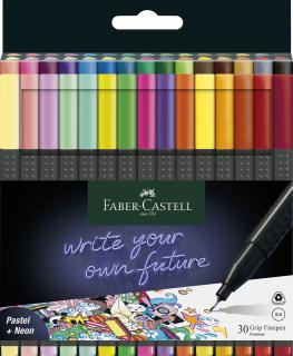 Set 30 Linere GRIP 0.4mm, Faber-Castell