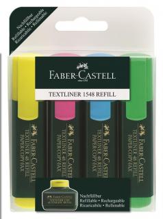 Set 4 culori Textmarker 1548 Faber-Castell