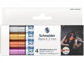 Set 4x Marker metalic Paint-It 011 2 mm Set 1, Schneider