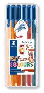 Set 6 culori Carioca Triplus Color 323 LLAMA 1.0 mm Staedtler