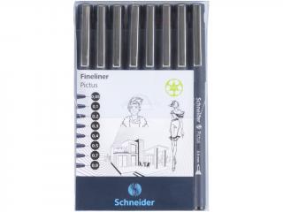 Set 8 buc Fineliner Pictus, Schneider