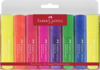 Set 8 culori Textmarker Superfluorescent 1546 Faber-Castell