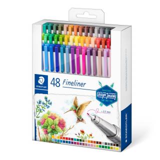 Set Finelinere Triplus 48 culori, Staedtler