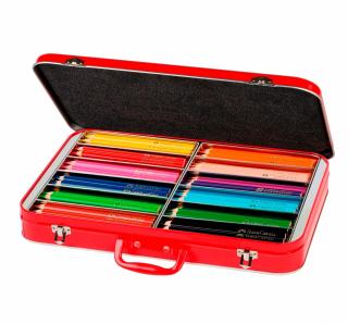 SET PT CLASA CUTIE METAL 144 CREIOANE COLORATE JUMBO GRIP FABER-CASTELL