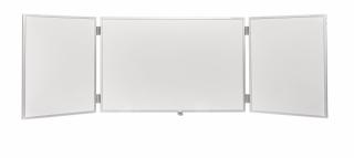 Whiteboard Ferroscript 1200x900mm cu 2 aripi laterale Magnetoplan