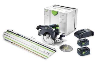 Festool Ferastraie circulare manuale cu acumulatori HKC 55 Li 5,2 EBI-Set-SCA-FSK 420