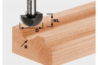 Festool Freza tip cupa HW S8 R8