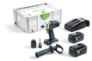 Festool Masini de gaurit si insurubat cu acumulatori DRC 18 4 Li 5,2-Plus-SCA QUADRIVE