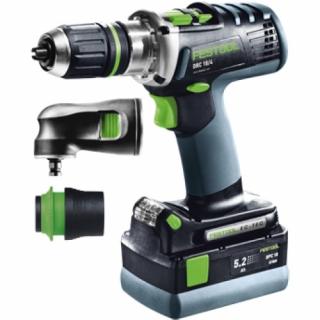 Festool Masini de gaurit si insurubat cu acumulatori DRC 18 4 Li 5,2-Set-SCA QUADRIVE