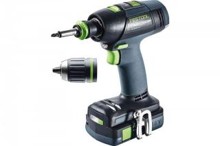 Festool Masini de gaurit si insurubat cu acumulatori T 18+3 Li 3,1-Compact