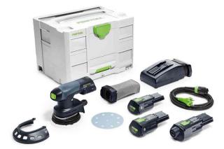 Festool Slefuitor cu excentric cu acumulatori ETSC 125 Li 3,1 I-Set