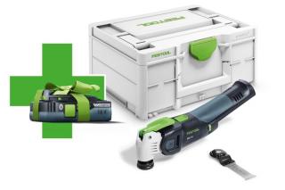 PROMO Festool Scula electrica oscilatoare multifunctionala cu acumulator VECTURO OSC 18 E-Basic-4,0