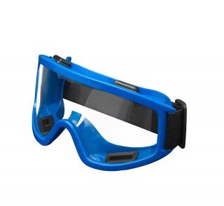Ochelari Moto Scuter ATV Cross - albastru - lentrila transparenta