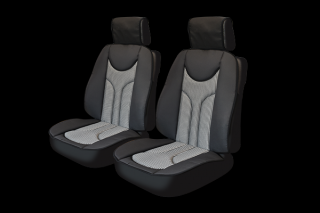 HUSE SCAUN ANATOMIC NEGRU - SET 2 BUC