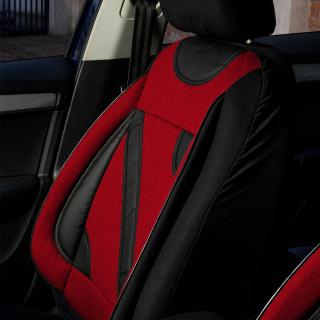 SET HUSE SCAUN NERO ROSU