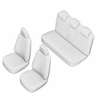 SET HUSE SCAUN UMBRELLA PENTRU AUDI A-4 (B6) 2002-2008 CU TETIERE SPATE IN FORMA DE L