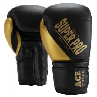 MANUSI BOX KICKBOXING SUPERPRO COMBAT ACE BLACK GOLD