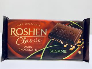 Roshen Classic Dark Chocolate Sesame