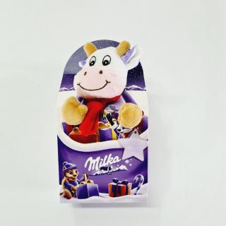 Vacuta plus Milka - Mix ciocolata Craciun cu lapte alpin