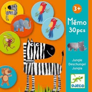 Animale din jungla - Joc de memorie