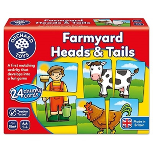 Farmyard heads  tails - Joc educativ asociere
