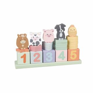 Joc Invata sa numeri cu animale de ferma, Orange Tree Toys