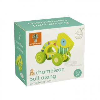 Jucarie de tras cameleon, Orange Tree Toys