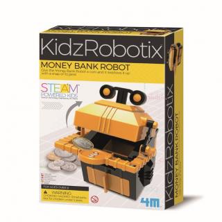 Kit constructie robot - Money Bank Robot, Kidz Robotix