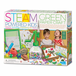 Kit stiintific - Arta cu Hartie Reciclata, STEAM Kids